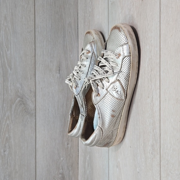 Philippe Model Paris Women Leather Sneakers shoes sz 39/9 - Picture 1 of 14